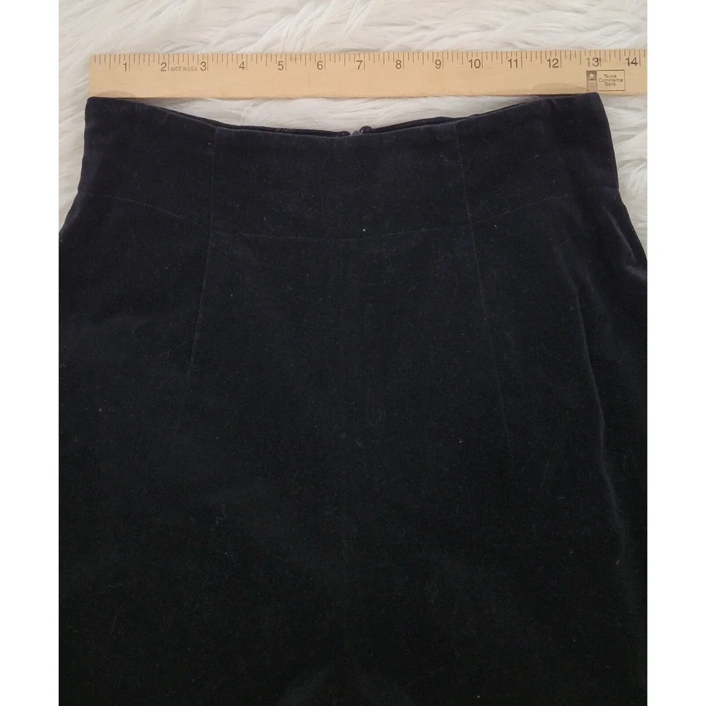 Velvet Black‎ High-Waisted Cropped Wide Leg Pants Vintage Rare 90s Y2K